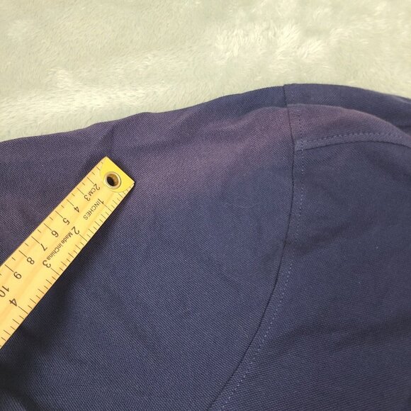 Beverly Hills Polo Club Navy Regular Fit Cotton Polo T-Shirt Size 2XL - Picture 4 of 10